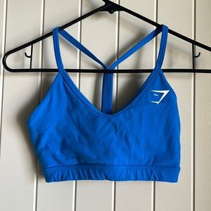 Gymshark v neck sports bra, size XS